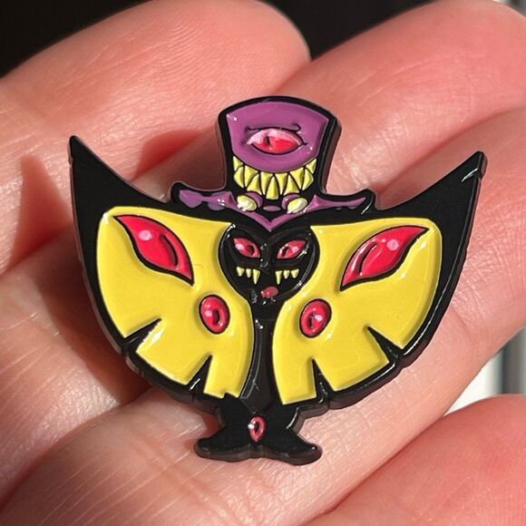 Hazbin Hotel Sir Pentious Snake Enamel Pin - Picture 3 of 7